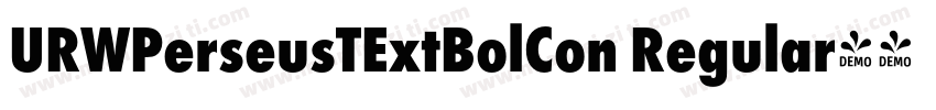 URWPerseusTExtBolCon Regular字体转换
